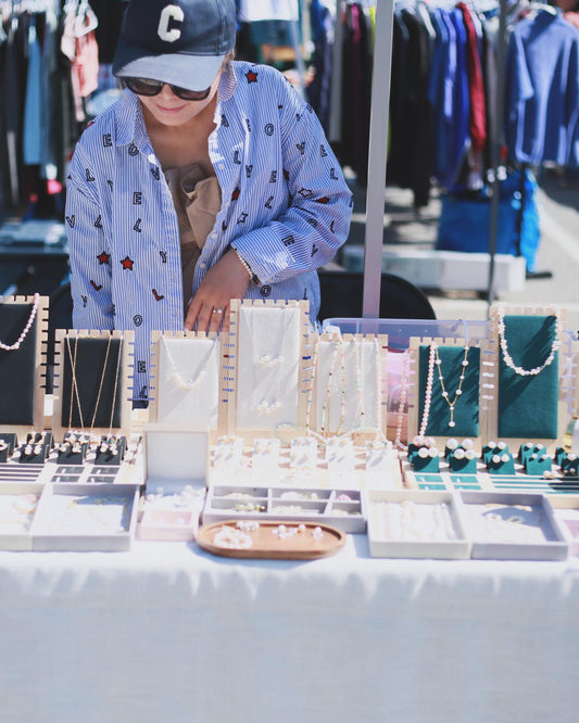 Kairo Jewelry | Pop up shop in Flea Market - De Anza College | Oct 15, 2024