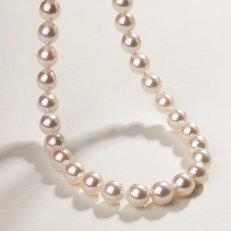 9-11 mm | Design inspired by Harris | 18k Filled Gold Large Freshwater pearls Necklace