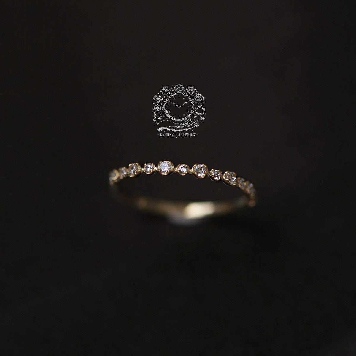 S925 Sterling Silver 14K Gold-Plated Zircon Minimalist Ring , unique minimalist Ring, Gift For Women by Karios, trendy rings