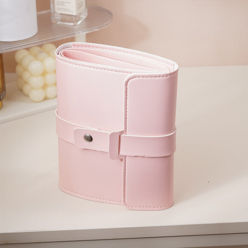 Earring Organizer Book Leather Earring Holder Portable Travel Jewelry Case Durable Earring Storage Book For Earrings